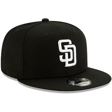 Men's New Era Black San Diego Padres 9FIFTY Adjustable Hat
