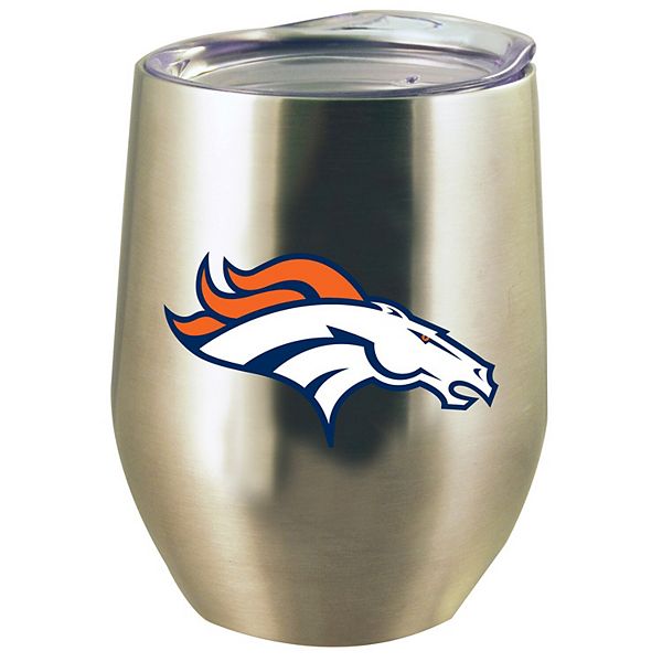 Lids Denver Broncos 12oz. Logo Stemless Tumbler