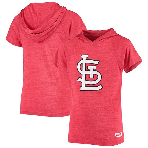 St. Louis Cardinals Stitches Youth Raglan Short Sleeve Pullover