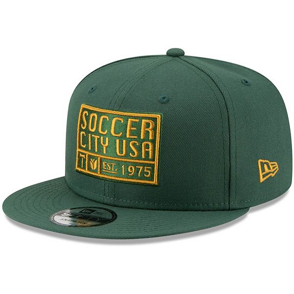 KTZ White Portland Timbers Jersey Hook 9fifty Snapback Hat in Green for Men