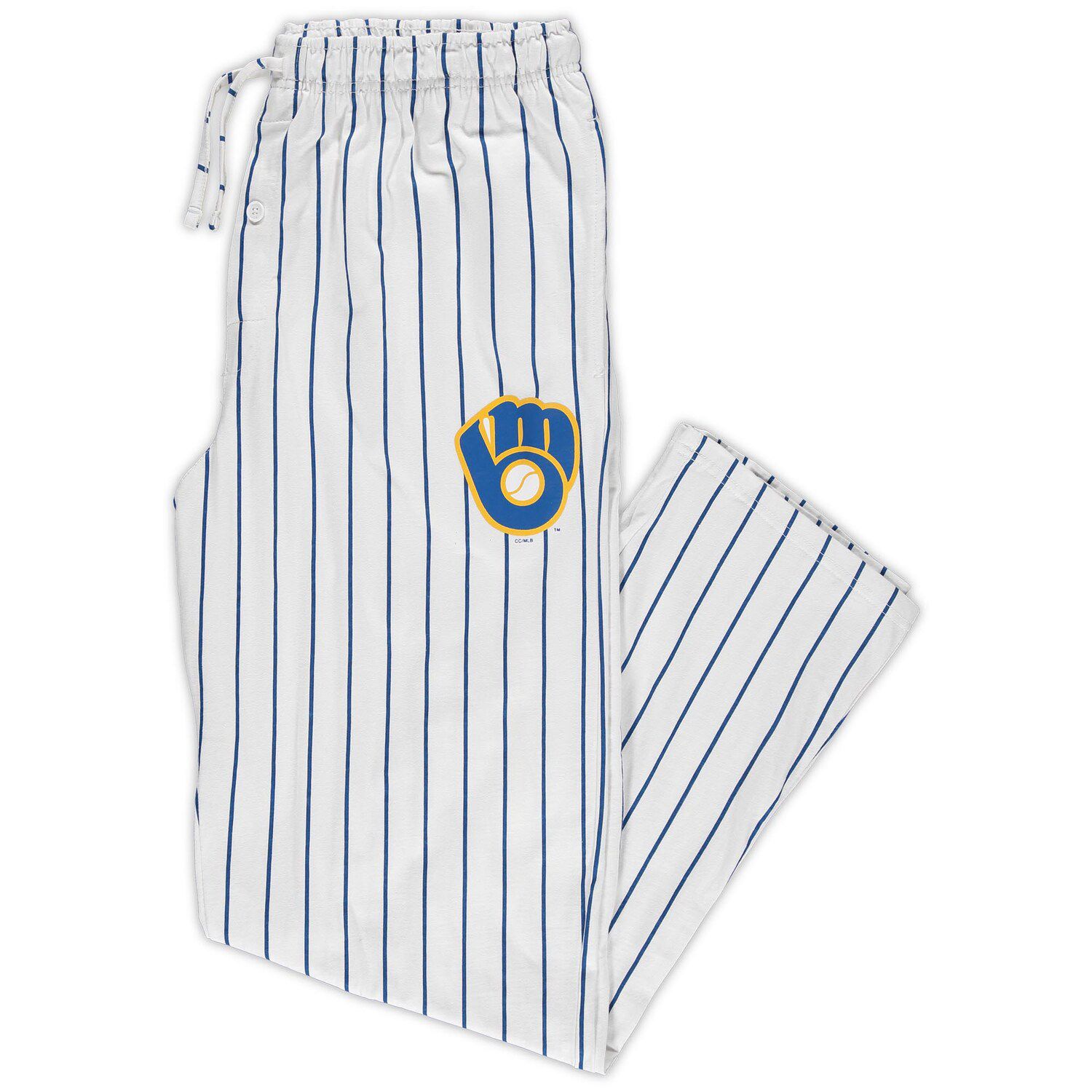 Men's Concepts Sport White San Diego Padres Vigor Pinstripe Pants Size: Large