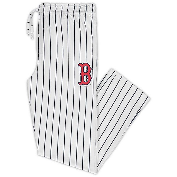 Men's Concepts Sport White/Navy Boston Red Sox Big & Tall Pinstripe ...