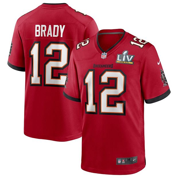 Men's Nike Tom Brady Red Tampa Bay Buccaneers Super Bowl LV