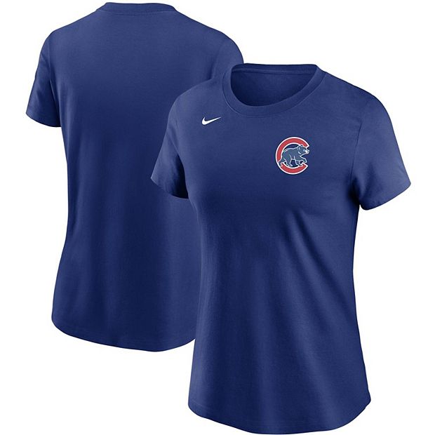 Nike Women's Royal Chicago Cubs Wordmark T-shirt