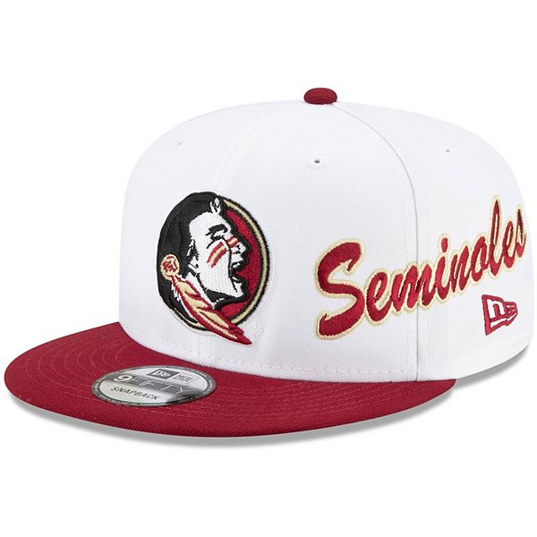 Women's New Era Garnet Florida State Seminoles Retro State Trucker 9FORTY  Snapback Hat