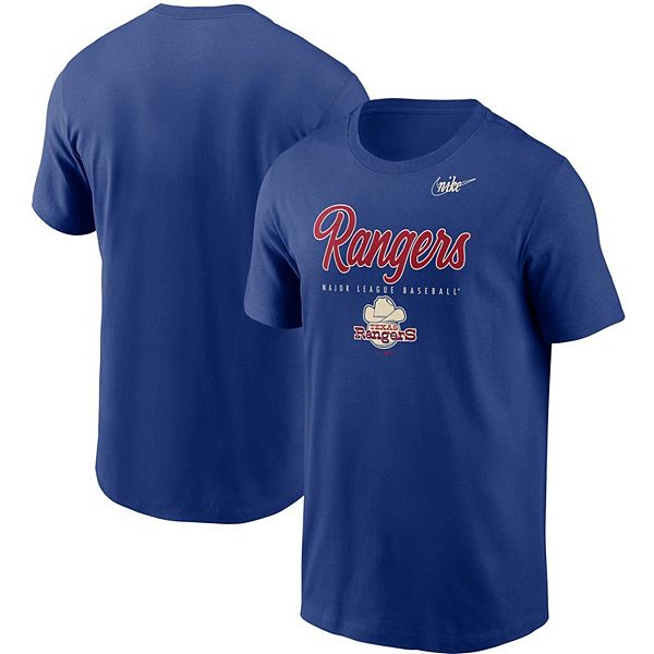 Texas Rangers Nike Wordmark T-Shirt - Mens