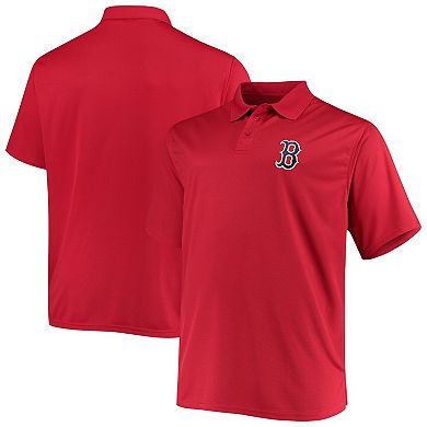 Men's Fanatics Branded Red Boston Red Sox Big & Tall Solid Birdseye Polo