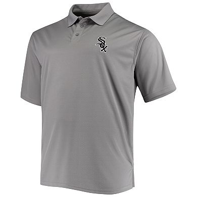 Men's Fanatics Branded Gray Chicago White Sox Big & Tall Solid Birdseye Polo