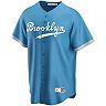Men's Nike Jackie Robinson Light Blue Brooklyn Dodgers Alternate Cooperstown Collection Player Jersey