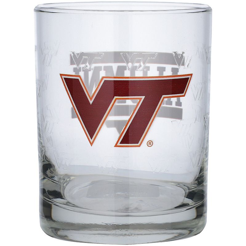 Virginia Tech Hokies 14oz. Repeat Alumni Rocks Glass, Multicolor