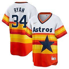 Youth Houston Astros Nolan Ryan Mitchell & Ness Navy Cooperstown Collection  Mesh Batting Practice Jersey