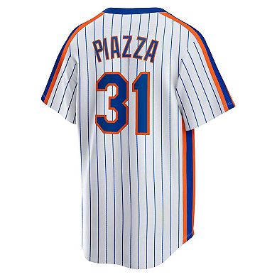 Men's Nike Mike Piazza White New York Mets Home Cooperstown Collection Player Jersey