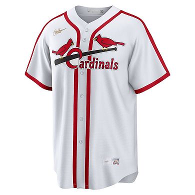 Men's Nike Stan Musial White St. Louis Cardinals Home Cooperstown Collection Player Jersey