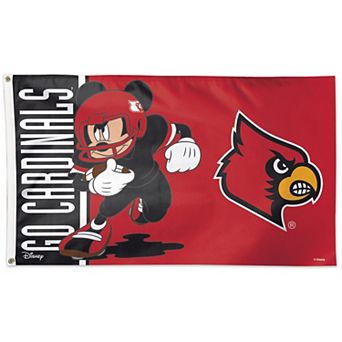 WinCraft Louisville Cardinals 3' x 5' Disney One-Sided Flag