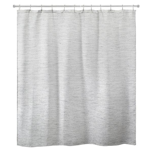 Avanti Dakota Stripe Linen Shower Curtain