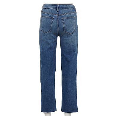 Women's Sonoma Goods For Life® High-Waisted Straight-Leg Crop Jeans