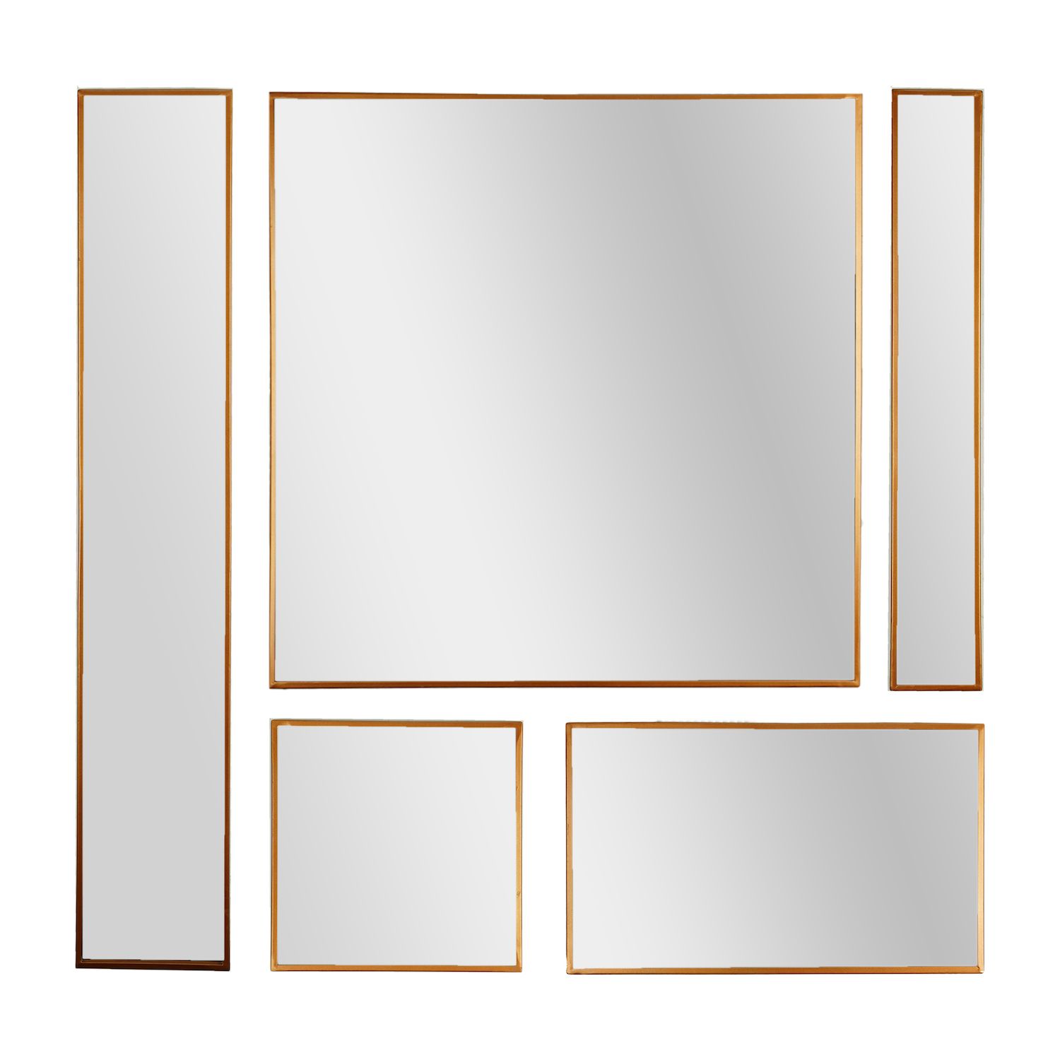 Image for Head West Bronze Decorative 5-Piece Wall Mirror at Kohl's.