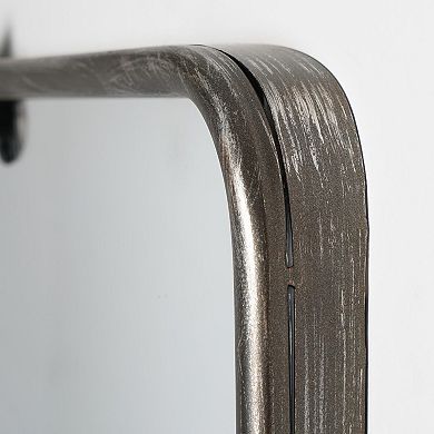 Head West Black Ornate Rectangle Wall Mirror