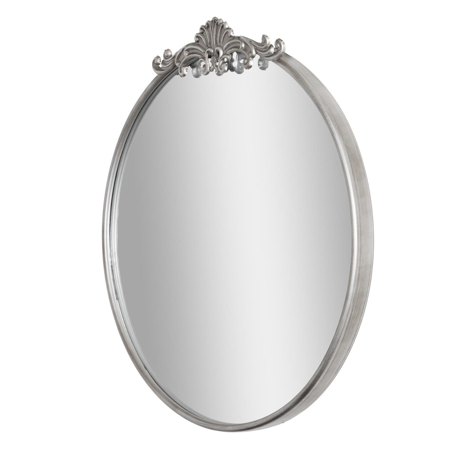 Image for Head West Antique Pewter Ornate Metal Wall Mirror at Kohl's.