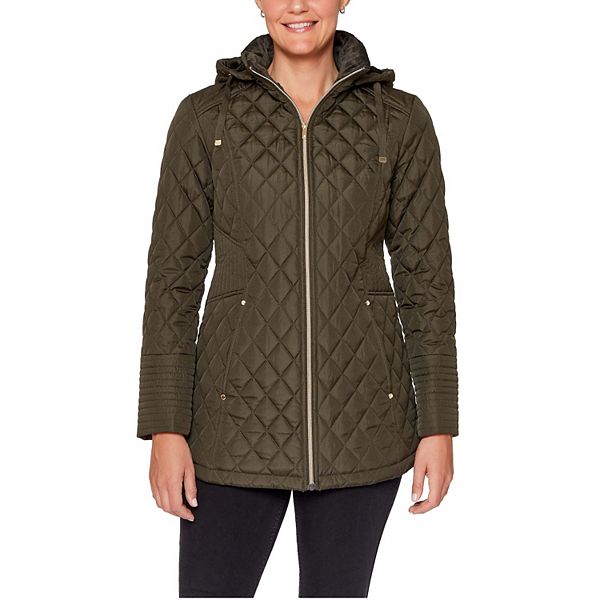Women's d.e.t.a.i.l.s Hooded Quilted Jacket