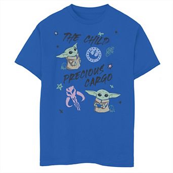 Boys 8-20 Star Wars: The Mandalorian The Child aka Baby Yoda Precious Cargo Sketch Graphic Tee