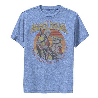 Boys 8-20 Star Wars: The Mandalorian Retro Sunset Performance Graphic Tee