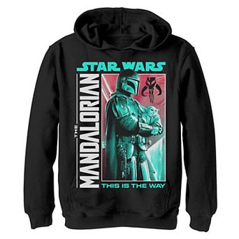 Boys 4-20 Star Wars: The Mandalorian & The Child aka Baby Yoda The Legendary Bounty Graphic Hoodie