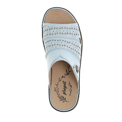 Propet Gertie Women's Leather Slide Sandals