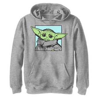 Boys 8-20 Star Wars: The Mandalorian The Child aka Baby Yoda Simple Square Graphic Hoodie