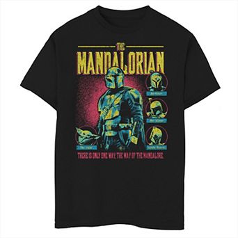 Boys 6-20 Star Wars: The Mandalorian Group Shot One Way Only Graphic Tee