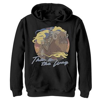Boys 4-20 Star Wars: The Mandalorian Bantha This Is The Way Graphic Hoodie