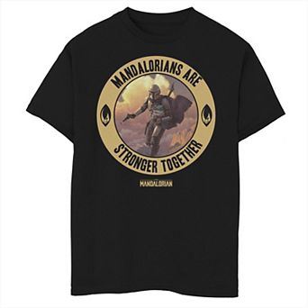 Boys 6-20 Star Wars: The Mandalorian Mandalorians Stronger Together Graphic Tee
