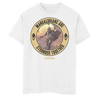 Boys 6-20 Star Wars: The Mandalorian Mandalorians Stronger Together Graphic Tee