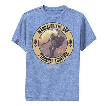 Boys 8-20 Star Wars: The Mandalorian Mandalorians Stronger Together Performance Graphic Tee