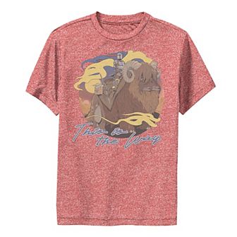 Boys 8-20 Star Wars: The Mandalorian Bantha This Is The Way Performance Graphic Tee