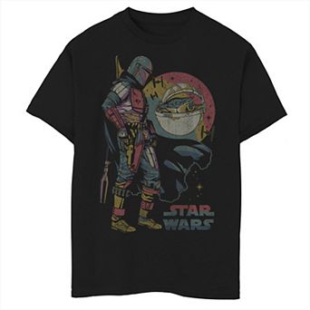 Boys 6-20 Star Wars The Mandalorian Dark Portrait Graphic Tee