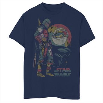 Boys 6-20 Star Wars The Mandalorian Dark Portrait Graphic Tee