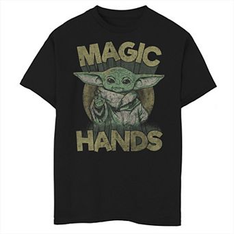 Boys 6-20 Star Wars The Child aka Baby Yoda Magic Hands Graphic Tee