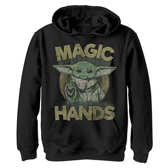 Boys 4-20 Star Wars The Child aka Baby Yoda Magic Hands Graphic Hoodie