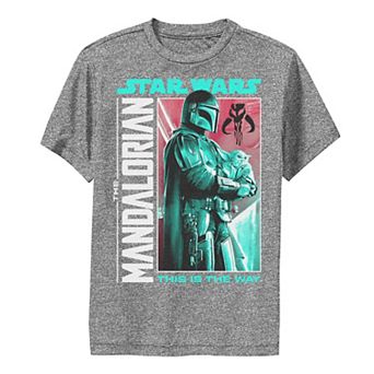 Boys 8-20 Star Wars: The Mandalorian & The Child aka Baby Yoda The Legendary Bounty Performance Graphic Tee