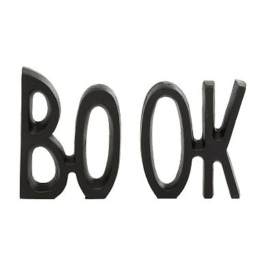 Stella & Eve Black Aluminum Bookends 2-piece Set