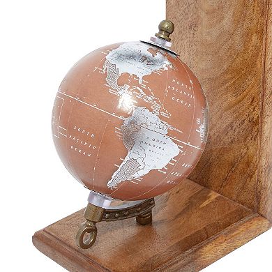 Stella & Eve Glass Globe Bookends 2-piece Set
