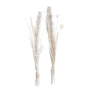 Stella & Eve Natural Tail Bouquet Floor Decor 2-piece Set