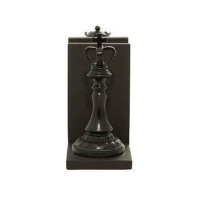 Stella & Eve King & Queen Chess Piece Bookends 2-piece Set