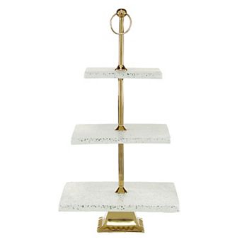 Stella & Eve Marble 3 tier Server