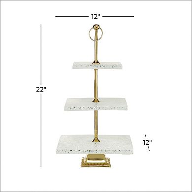 Stella & Eve Marble 3-Tier Server