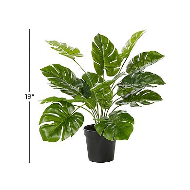 Stella & Eve Artificial Monstera Plant Table Decor