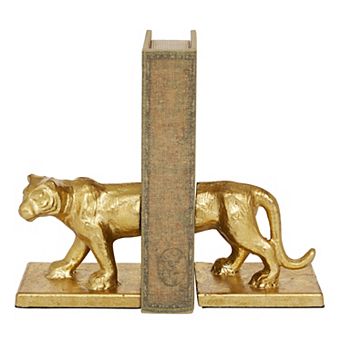 Stella & Eve Glam Gold Cougar Bookends 2 pc Set