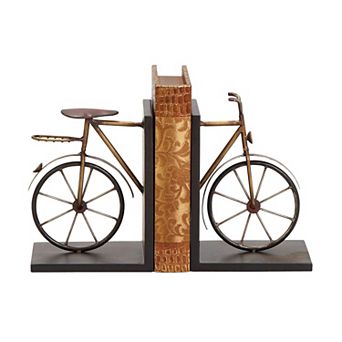 Stella & Eve Metal Vintage Bicycle Bookends 2 pc Set