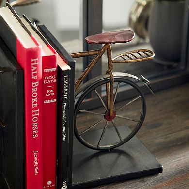 Stella & Eve Metal Vintage Bicycle Bookends 2-piece Set